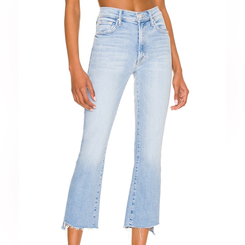 Mother Insider Crop Step Fray Jeans